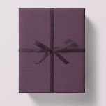 Herringbone tweed plum purple Christmas holiday Wrapping Paper<br><div class="desc">This simple tweed-effect plum Christmas wrapping paper is perfect for all of your holiday gifts. This classic pattern - a herringbone fabric effect - is chic and subtle and can work with a variety of holiday design themes. The rich stylish shade of purple color is a classic, and the pattern...</div>