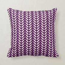Herringbone Wine Bottle Pattern Plum