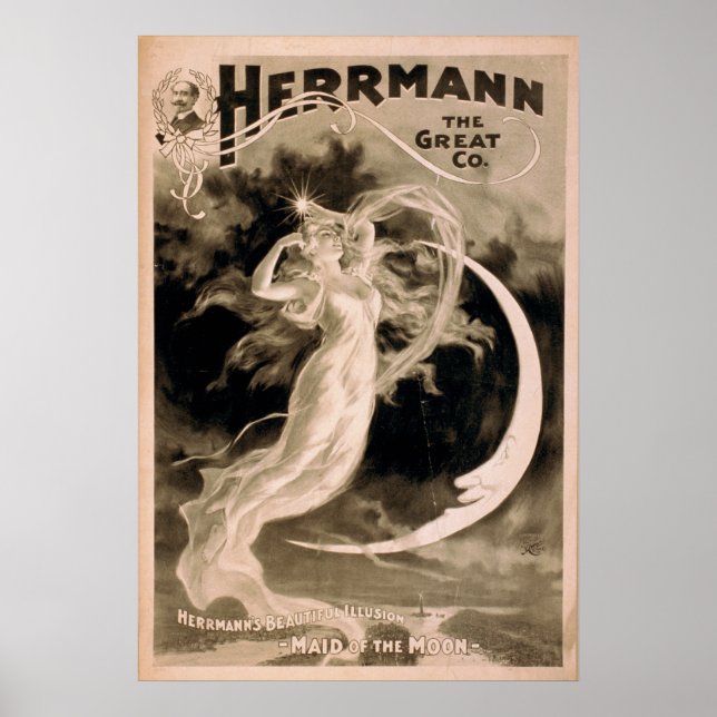 HERRMANN the Great Illusionist VAUDEVILLE Poster (Front)