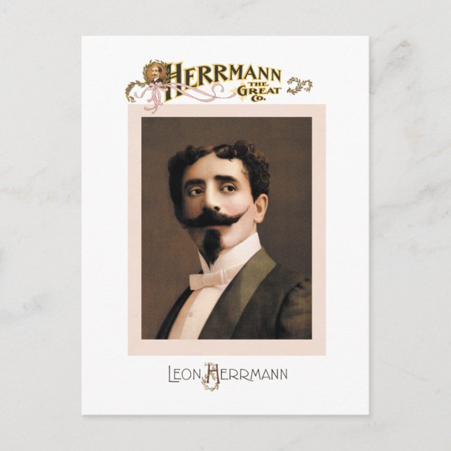 Herrmann the Great Postcard (Front)