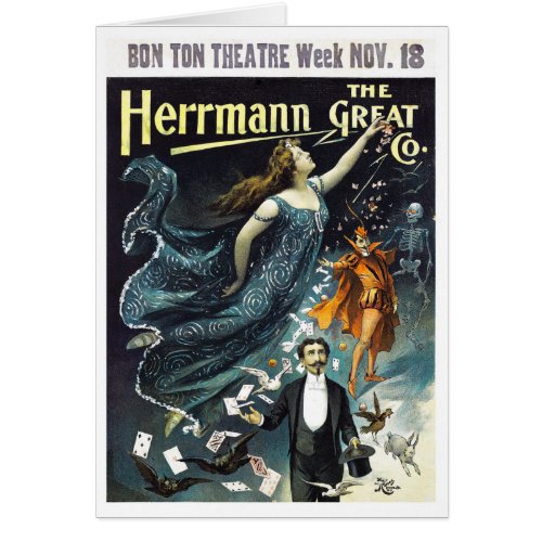 Herrmann The Great Restored Vintage Travel Poster