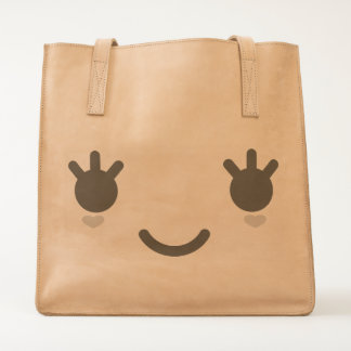 HERS Kawaii Cute Face for Nerd Geeks Tote