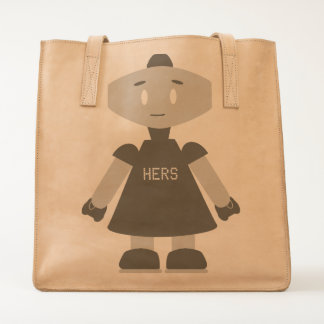 HERS Kawaii Cute Robot for Nerd Geeks Tote