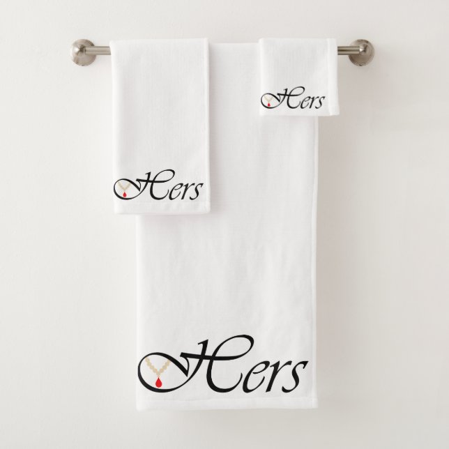 Hers Necklace Bath Towel Set (Insitu)