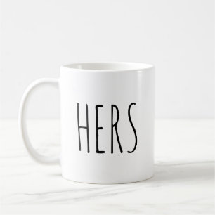 "Hers" RAE DUNN inspired Coffee Mug