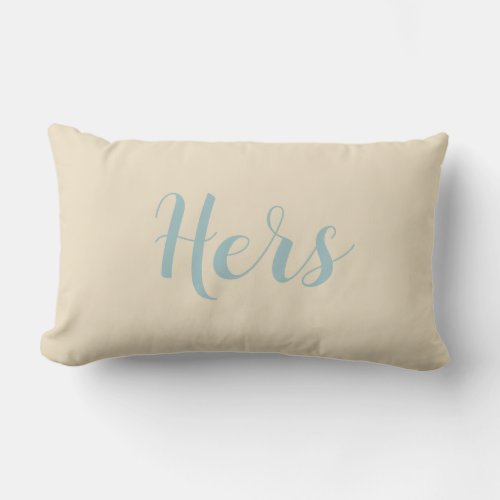 Hers Throw Pillow