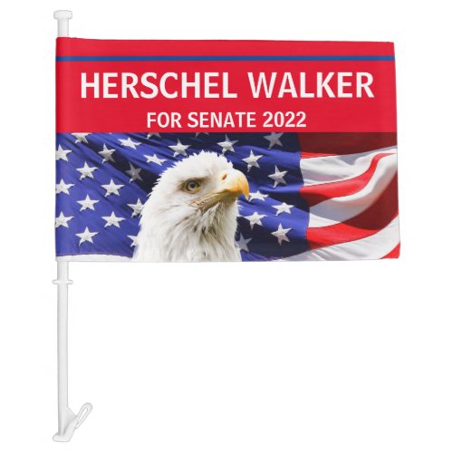 Herschel Walker for Senate 2022 Car Flag