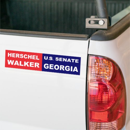 Herschel Walker US Senate Georgia 2022 Bumper Sticker