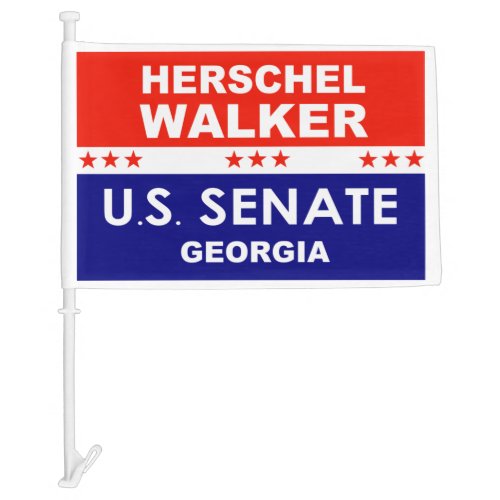 Herschel Walker US Senate Georgia 2022 Car Flag