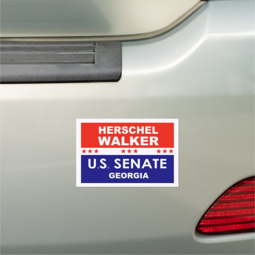 Herschel Walker US Senate Georgia 2022 Car Magnet