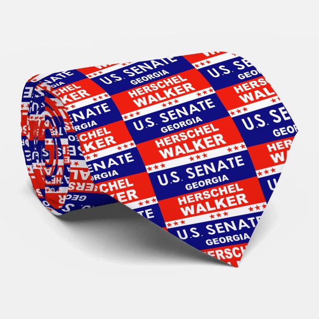 Herschel Walker US Senate Georgia 2022 Neck Tie (Rolled)