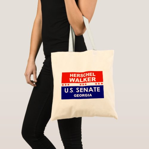Herschel Walker US Senate Georgia 2022 Tote Bag