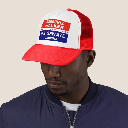 Herschel Walker US Senate Georgia 2022 Trucker Hat