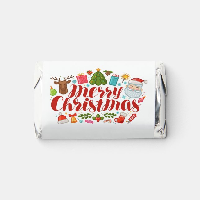 Hersey's Chocolate Christmas Santa Wishes Hershey's Miniatures (Front)