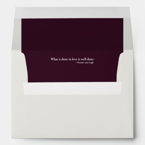 Hershey Chocolate  Alabaster â Minimalist Quote Envelope