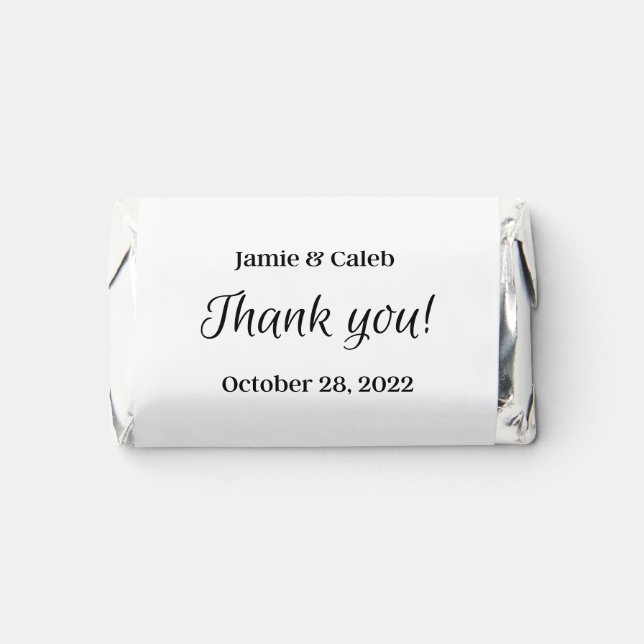  Hershey Chocolate Customized Wedding Favor  (Front)