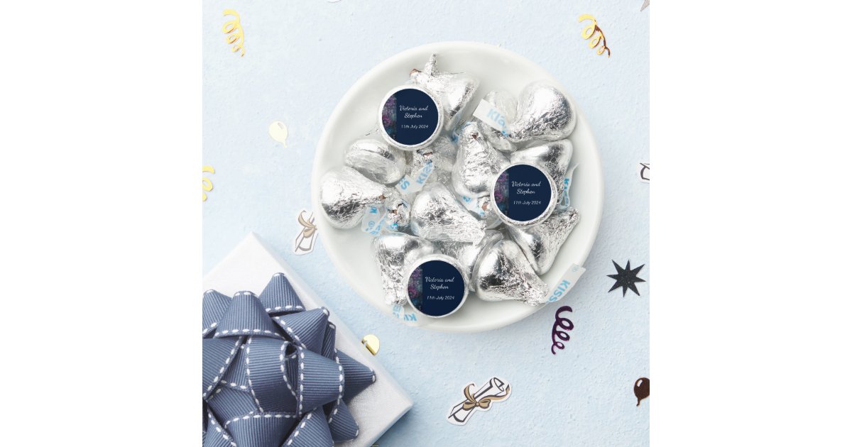 Hershey Chocolate Kisses Wedding Favors Zazzle