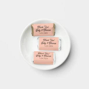 Hershey chocolate personalized favors
