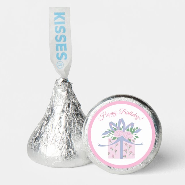 Hershey Kiss Birthday Labels - TBBC EDIAG - Favors (Front)