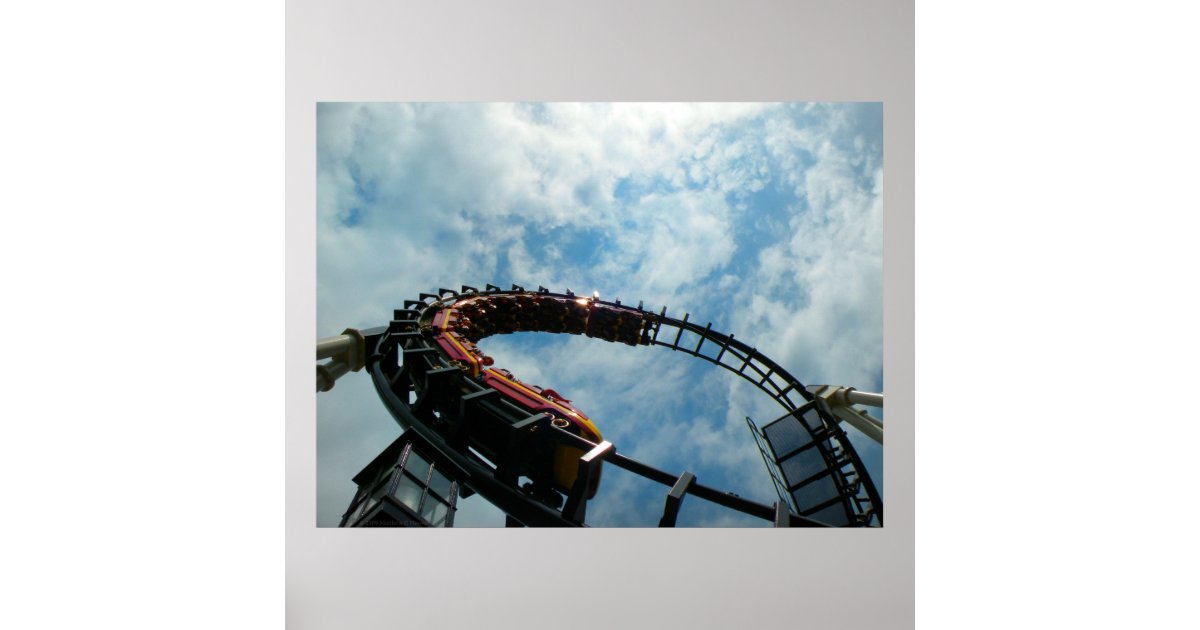 Hershey Park's Sidewinder Poster | Zazzle