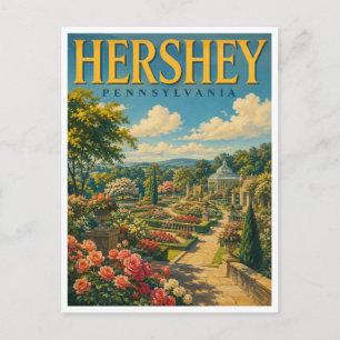 Hershey Pennsylvania Hershey Gardens GeoSaga Postcard