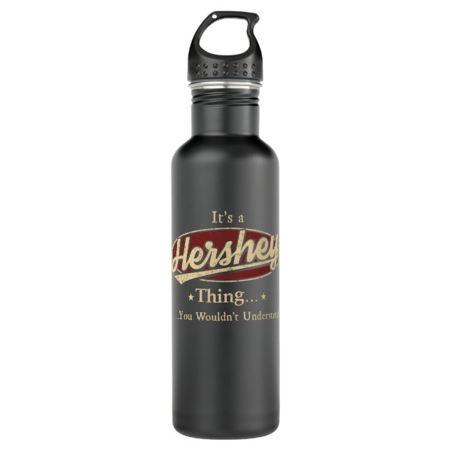HERSHEY Thing Name Water Bottle (Front)