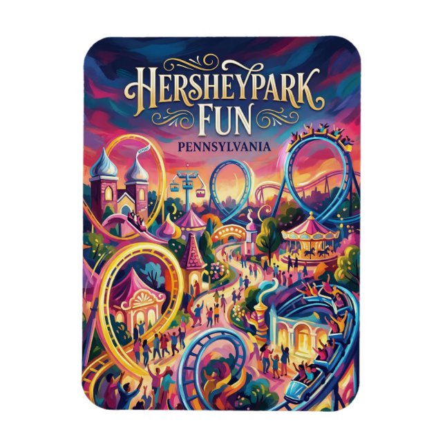Hersheypark Pennsylvania Magnet (Vertical)