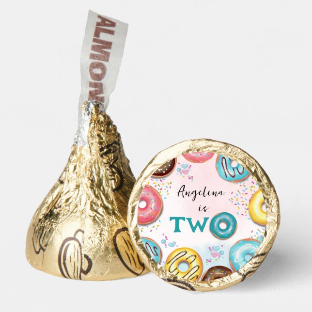 Hershey's Candy Favors for 2nd Birthday. (Front)