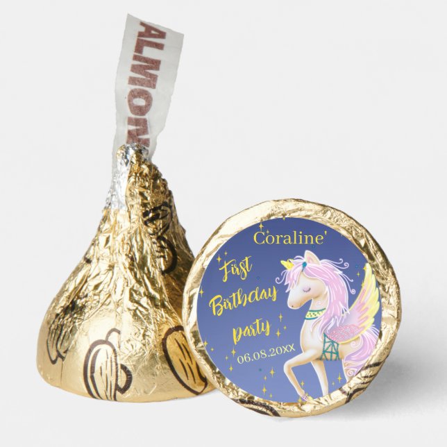 Hershey's Candy Favors for the first birthday  (Front)