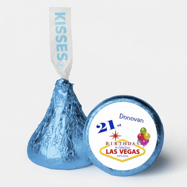 Hershey's Candy Favors Las Vegas Kisses (Front)