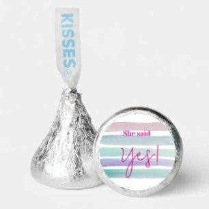 Hershey's Candy Favors Pastel She said Yes!