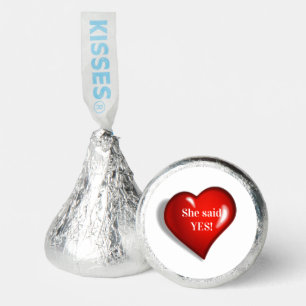 Hershey's Candy Favors Red Heart Love