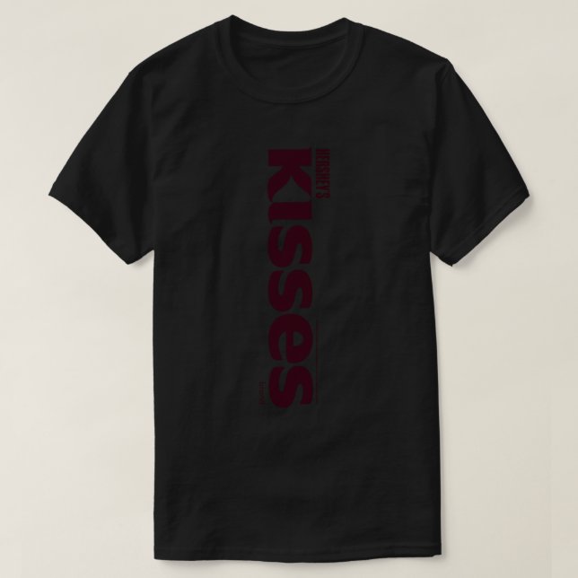 Hershey's Kisses Centered Text Logo Design Long Sl T-Shirt (Design Front)