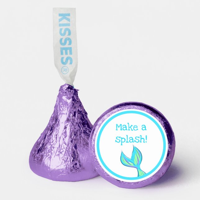 Hershey's Kisses Mermaid Candy Favors (Front)