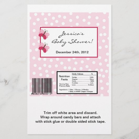 Hershey's Large Bar Wrapper Berry Garden Lady (Front)