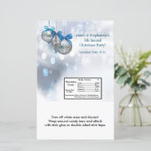 Hershey's Large Bar Wrapper Winter Snowflake Ornam (Standing Front)