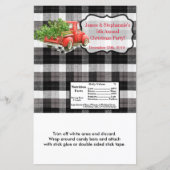 Hershey's Large Bar Wrapper XMAS Truck Christmas B (Front)