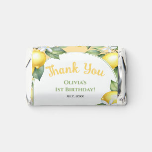 Hershey's Miniatures Lemon citrus birthday.