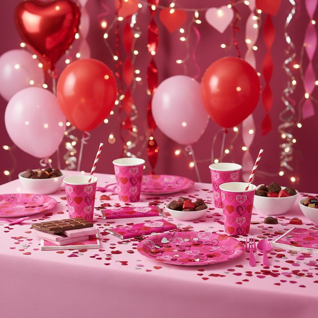 Hershey's Personalized Sweet 16 Chocolate Bars  (Match up with our other matching items to create this fun Valentine's Table setting. )