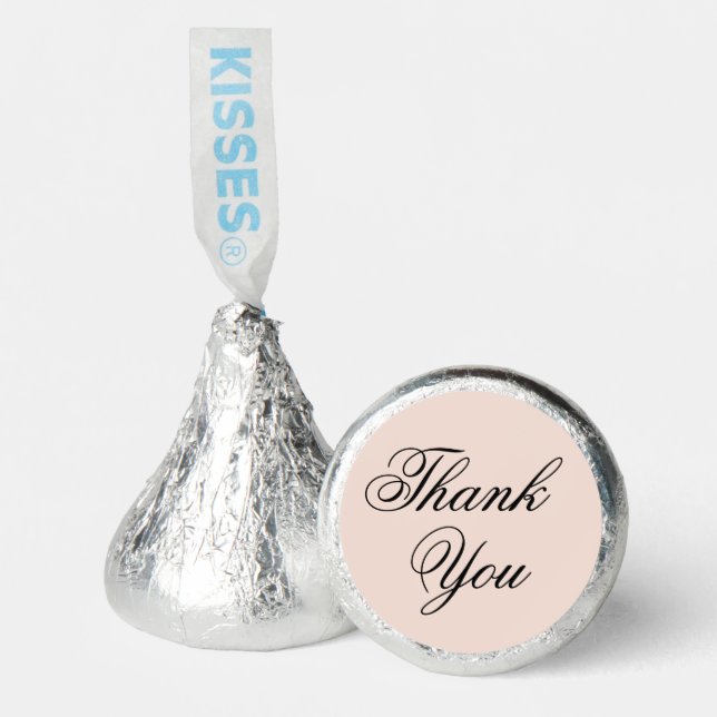 Hershey's Rose Gold Thank You Candy Favors (Front)