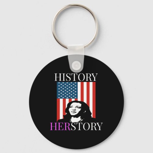 Herstory Kamala Harris Vp Inauguration Day 2021 Gi Keychain