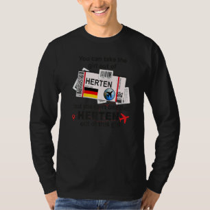 Herten Girl - Herten Boarding Pass - Herten Premiu T-Shirt