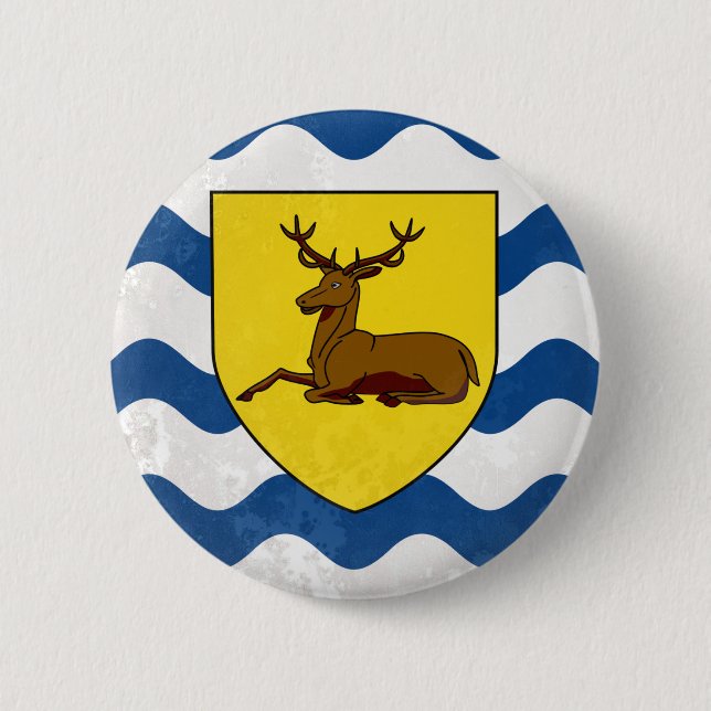 Hertfordshire Pinback Button (Front)