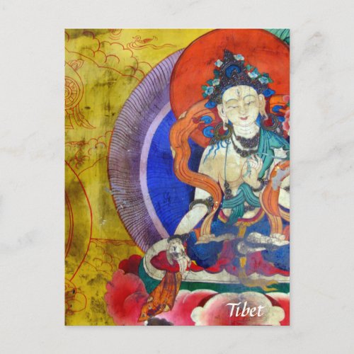 Heruka Buddha Tibetan Buddhism  Tibet Postcard