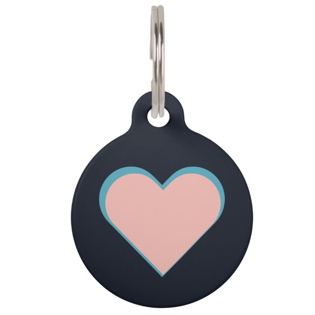 Herz ♥ Heart Pet ID Tag (Front)