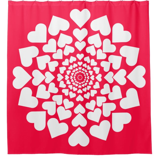Herz ♥ Heart Sun Shower Curtain (Front)