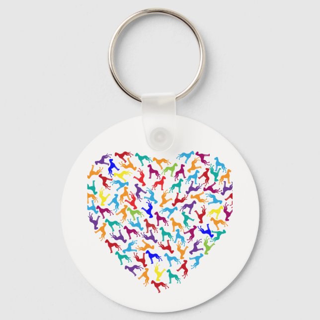 Herzendoggen Keychain (Front)