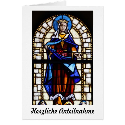 Herzliche Anteilnahme Karte (Front)