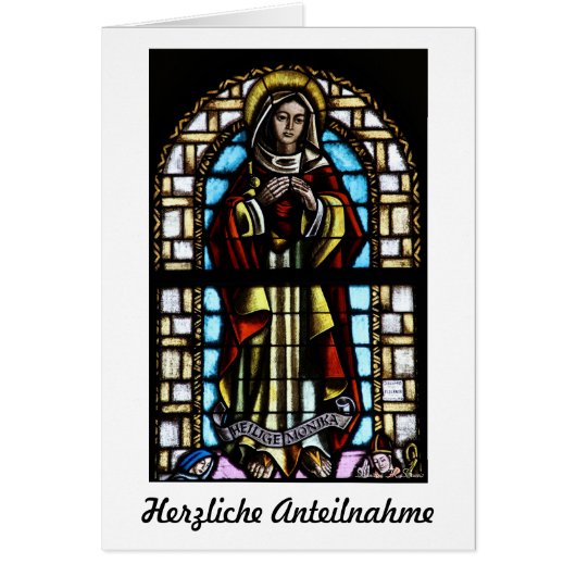 Herzliche Anteilnahme Karte (Front)