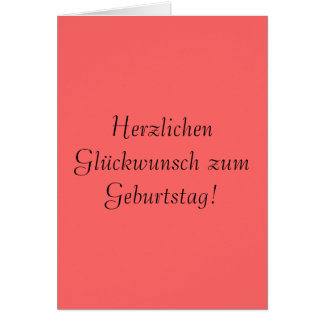 Herzlichen Glückwunsch zum Geburtstag! Cards